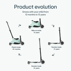 Scooter Xtend Ride On Step 3-in-1 Petrol Green 12M-12jaar