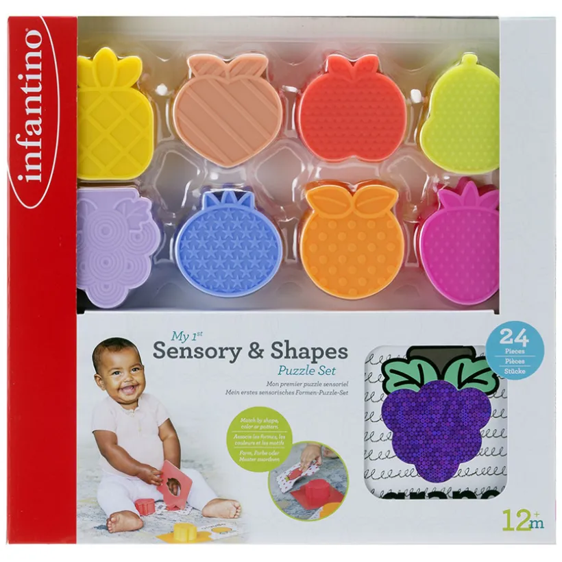 Sensorische puzzel – My 1st Sensory & Shapes Puzzle Set