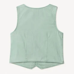 Servervest van effen stof jongens