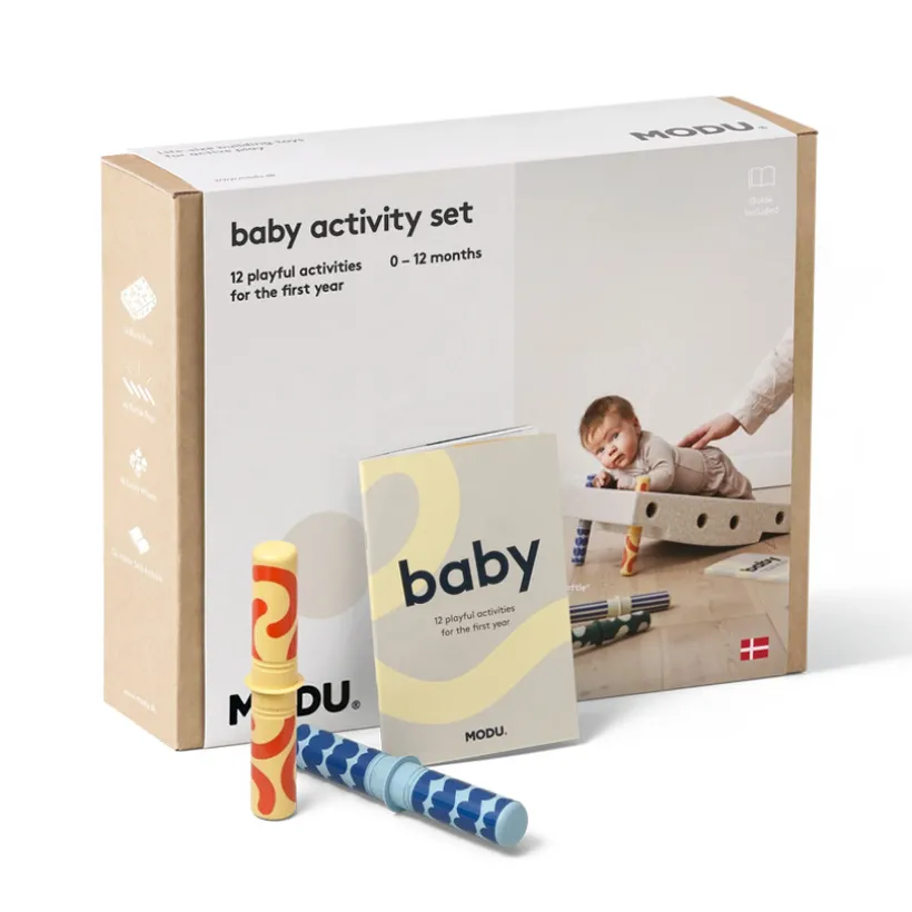 Set activiteiten voor baby's 0-12m Sand Grey/Honey