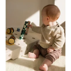 Set activiteiten voor baby's 0-12m Sand Grey/Honey