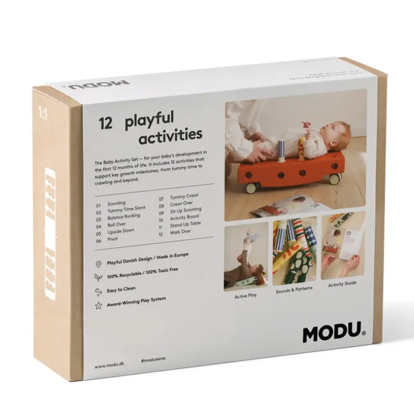 Set activiteiten voor baby's 0-12m Sand Grey/Honey