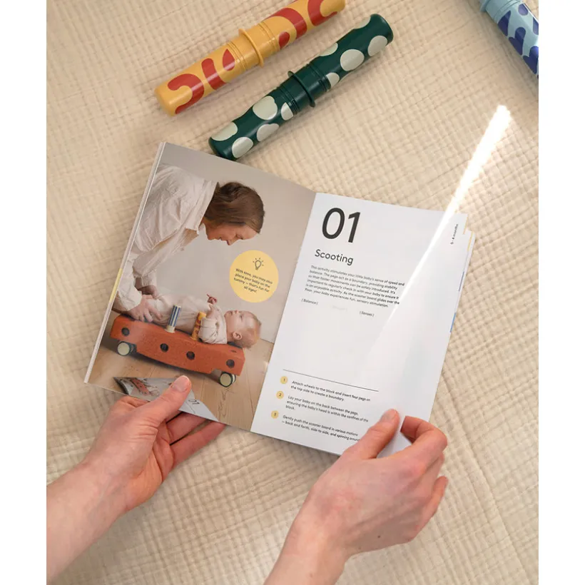 Set activiteiten voor baby's 0-12m Sand Grey/Honey