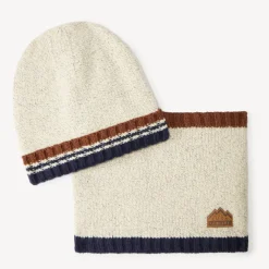 Set bonnet et snood garçon doublé en velours