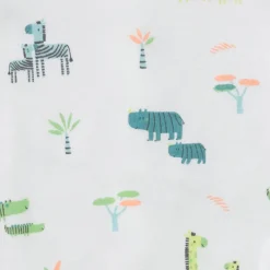 Set 2-delig korte salopette + bedrukt t-shirt voor baby jongen