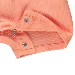 Set 2-delig korte salopette + bedrukt t-shirt voor baby jongen