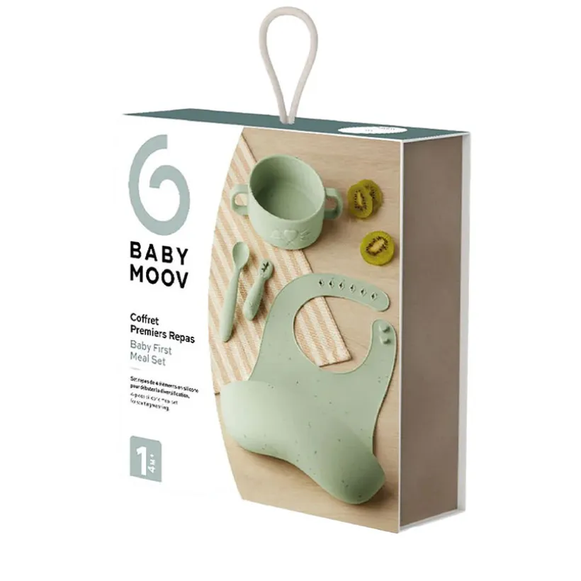 Set de repas bébé Mini Arty vert