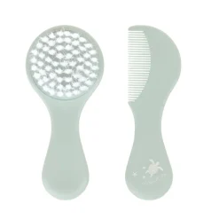 Set haaraccessoires borstel en kam groen
