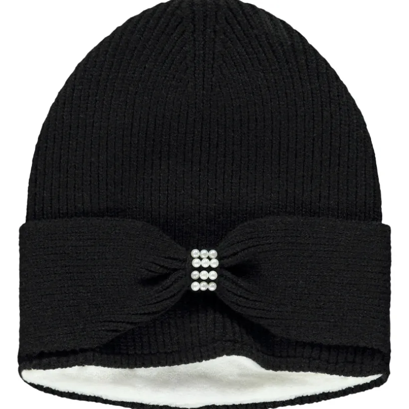 Set in gebreid muts + snood met strass voor meisjes