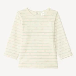 Set jongens baby: salopette + t-shirt met lange mouwen met berenmotief