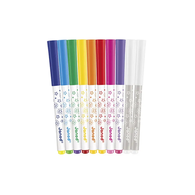 Set magische stiften voor kleuren met 10 stiften en kleurveranderende onthullers