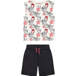 Set met bedrukte Avengers Marvel tanktop voor jongen