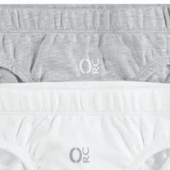 Set met 2 slipjes van katoen met logoprint