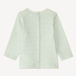 Set met tuinbroek + t-shirt met dino borduursel voor baby jongens