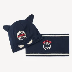 Set muts en gevoerde snood fantasie Batman voor babyjongens