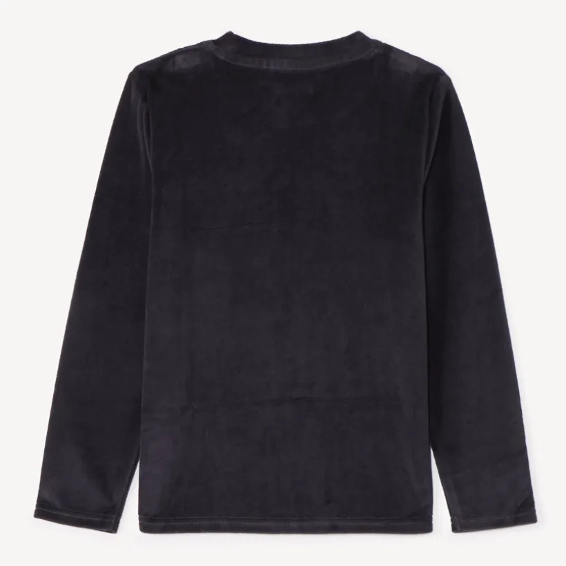 Set pyjama 2-delig fluwelen kerstmotieven jongens