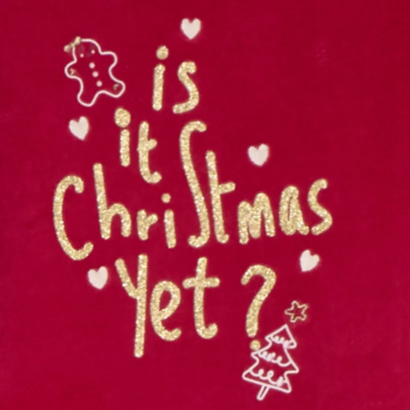Set pyjama de Noël en velours fille