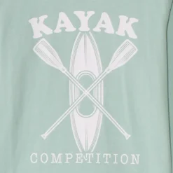 Set pyjama lange in jersey met kayakprint jongens