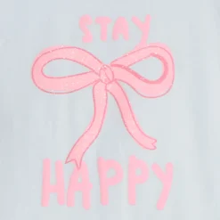 Set pyjama lange jersey met knoopmotief meisjes