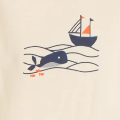 Set pyjama lange van bedrukt jersey voor jongen.