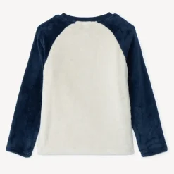 Set pyjama speels berenmotief in sherpa jongens