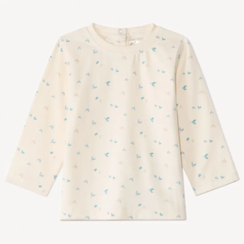 Set salopette uni met lange mouwen t-shirt voor babyjongens