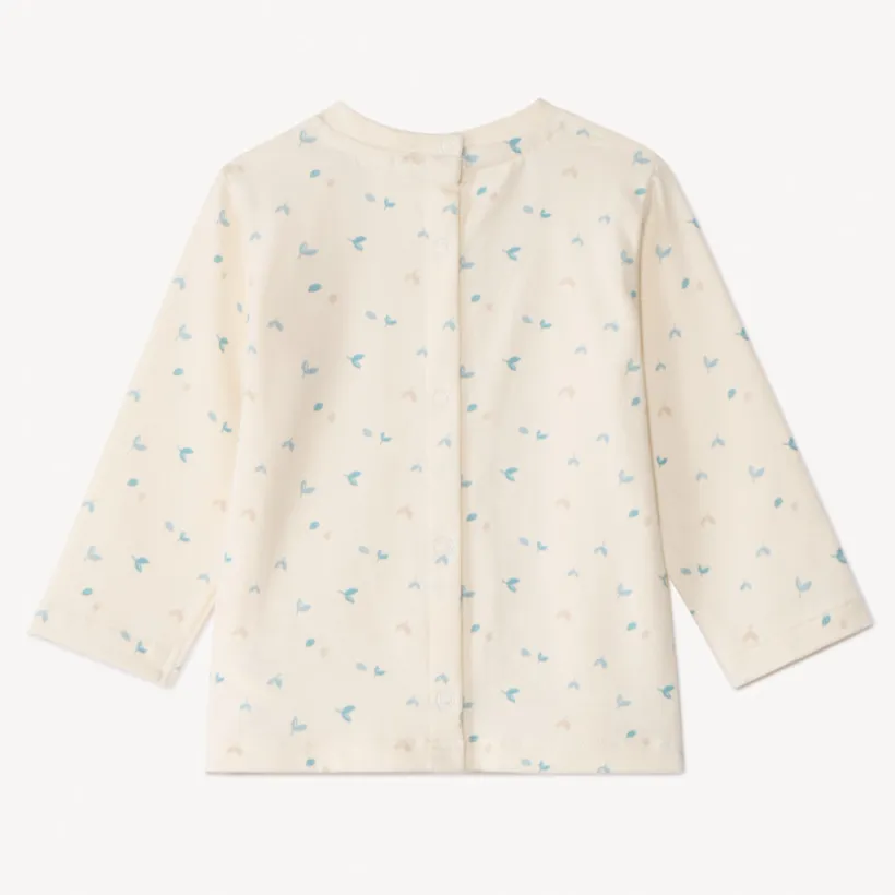 Set salopette uni met lange mouwen t-shirt voor babyjongens