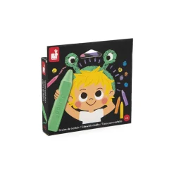 Set stoepkrijt met 6 dikke krijtjes uit collectie Colo, makkelijk vast te pakken voor kleine handjes, wist eenvoudig met water, herbruikbare opbergdoos, vanaf 3 jaar