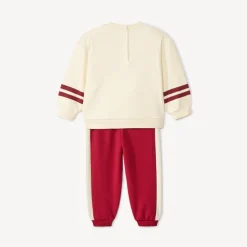 Set sweatshirt fantasiebeer met joggingbroek voor babyjongen