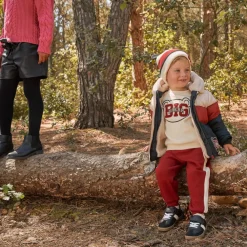 Set sweatshirt fantasiebeer met joggingbroek voor babyjongen