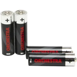 Set van 4 alkaline batterijen AA LR6