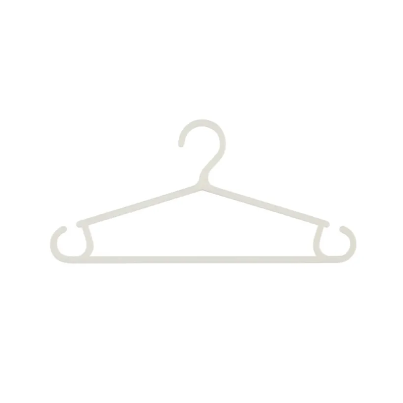 Set van 6 babyhangers - Wit