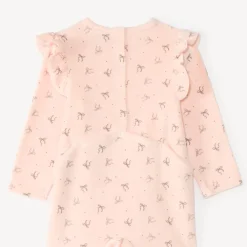 Set van 3 baby meisjes pyjama's van fluweel met een fantasiepatroon (afwerking verschilt per leeftijd)