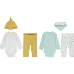 Set van 2 babysets met 3 stukken in jersey