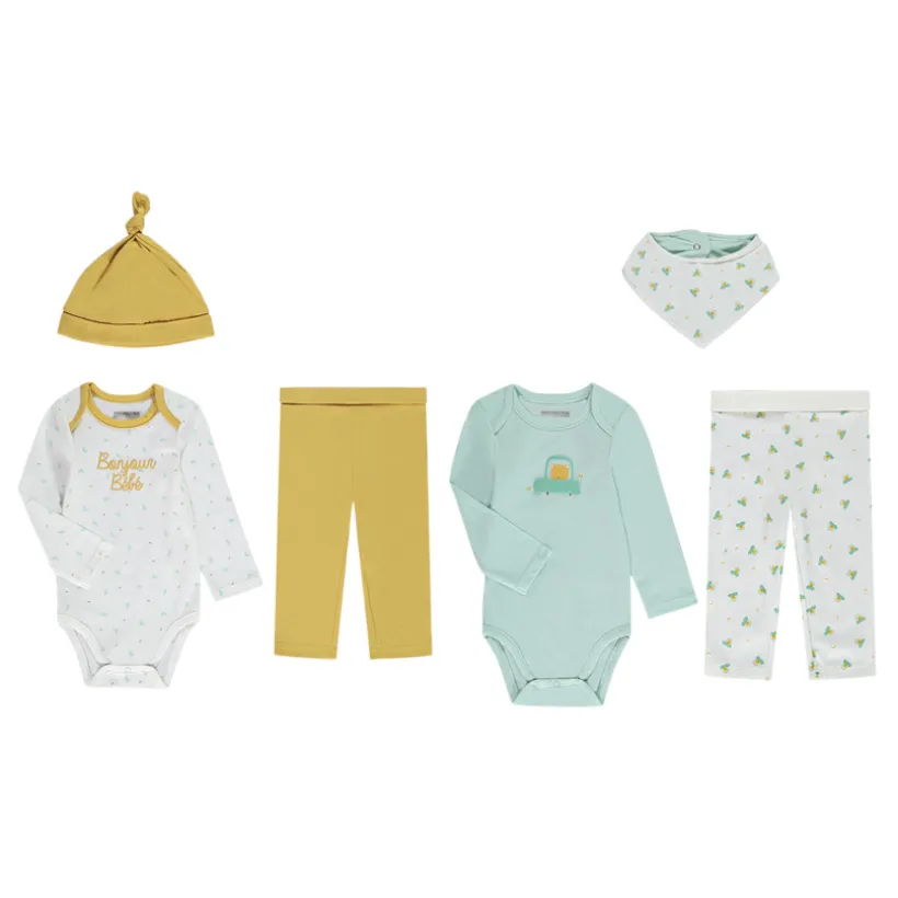 Set van 2 babysets met 3 stukken in jersey