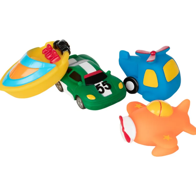 Set van 4 badspuiters Voertuigen