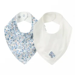 Set van 2 bandana slabbetjes Tiny Flowers