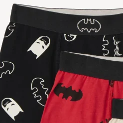 Set van 3 Batman Warner boxershorts jongens zwart, rood en ecru met print