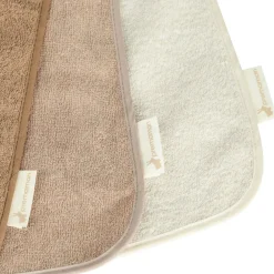 Set van 3 beige zwemdoeken om aan te trekken