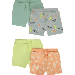 Set van 4 Bermuda's met fantasie voor jongen