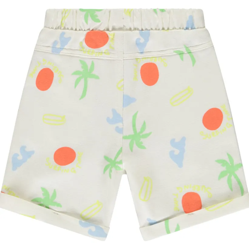 Set van 2 Bermuda's met fantasie voor baby jongen