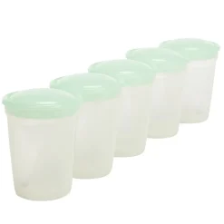 Set van 5 bewaarpotjes van 200ml