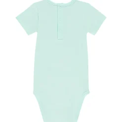 Set van 2 bodies met korte mouwen en olifantenmotief voor babyjongen