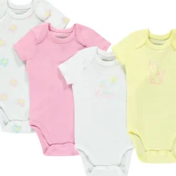 Set van 7 bodies met korte mouwen voor meisjes