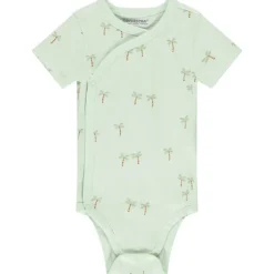 Set van 3 bodies met korte mouwen en fantasie voor baby met verschillende openingen volgens de leeftijd
