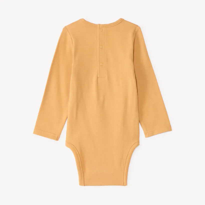 Set van 3 bodies met lange mouwen, effen, voor babyjongen
