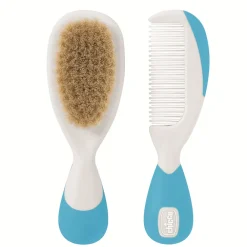 Set van borstel en kam - Blauw
