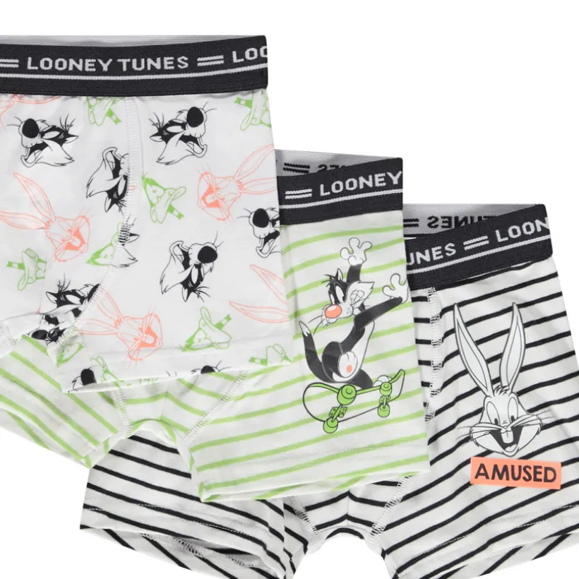 Set van 3 boxershorts in jersey met Looney Tunes motieven jongens