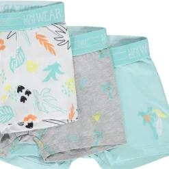 Set van 7 boxershorts in jersey met palmen voor jongens