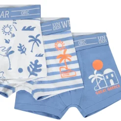 Set van 3 boxershorts met Griekse motieven voor jongens